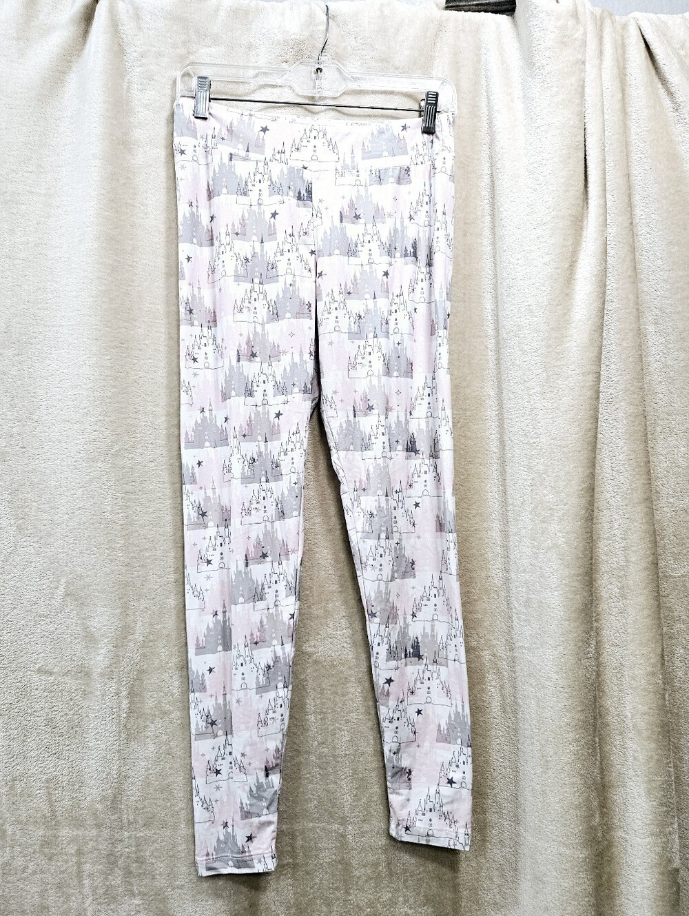 Disney Parks Iconic Cinderella Princess Castle Themed Stretch Leggings size M